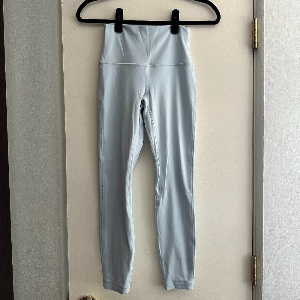 Lululemon Align High-Rise Size 4, 25-inch length in Baby Blue